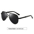 Metal Polarized Sunglasses Retro Large Frame Driving Glasses