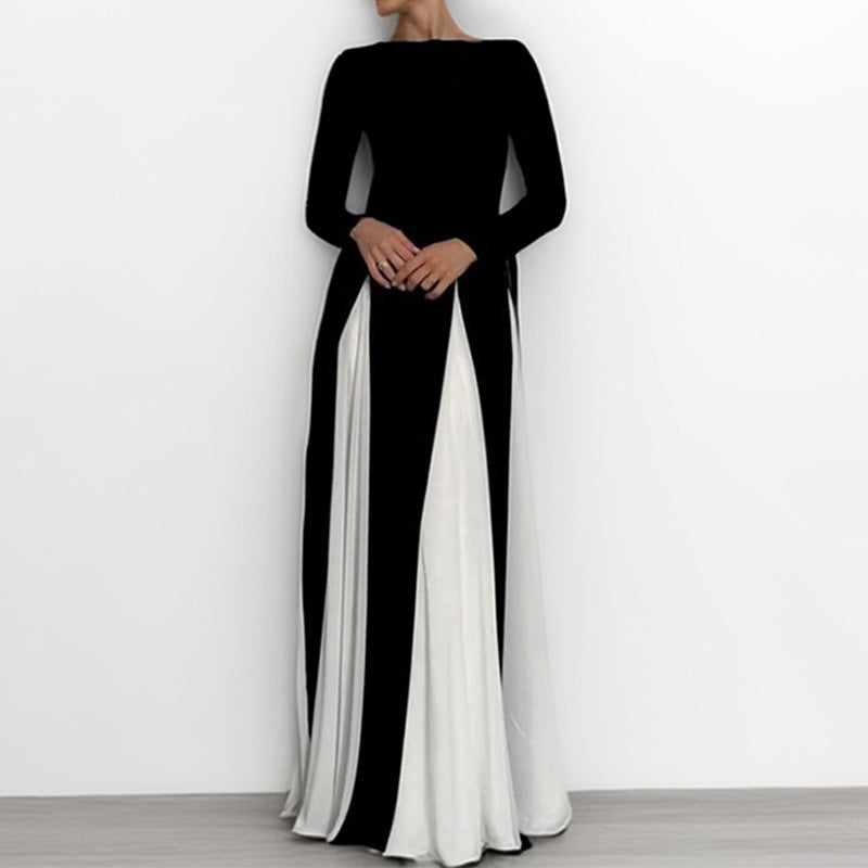 2026 Cross-Border Foreign Trade Women's Clothing European and American Summer New Style Elegant and Sexy Backless Slim-Fit Dress