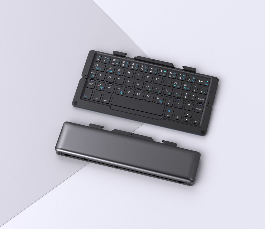 Folding Bluetooth Keyboard Ultra-thin Mini Wireless Mobile Phone Computer Tablet