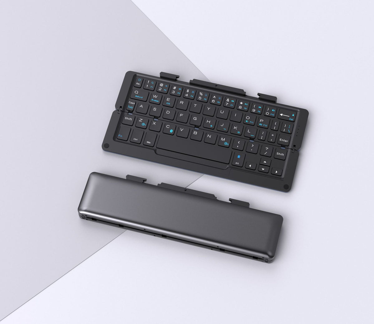 Folding Bluetooth Keyboard Ultra-thin Mini Wireless Mobile Phone Computer Tablet