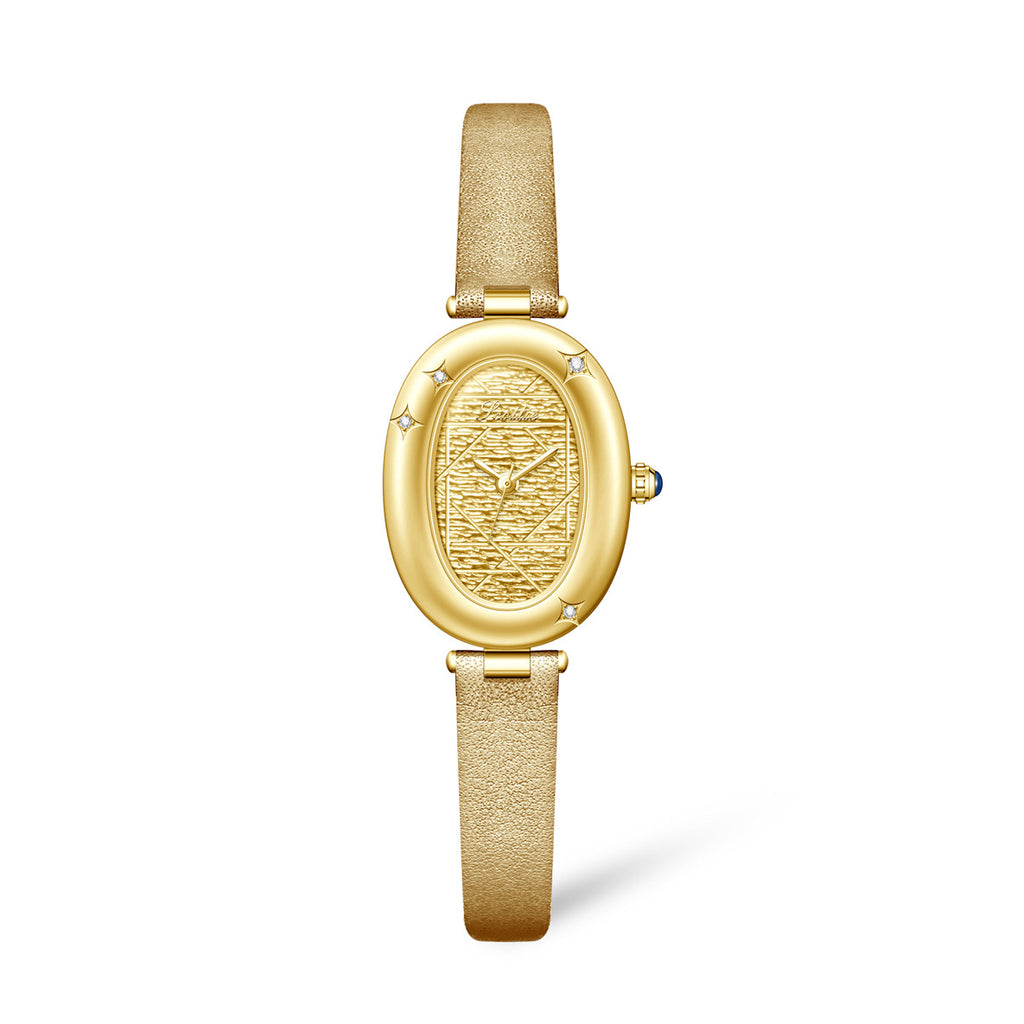 Oval Retro Quartz Watch for Women