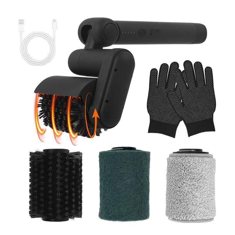 Electric Barbecue Cleaning Brush with Stainless Steel Bristles