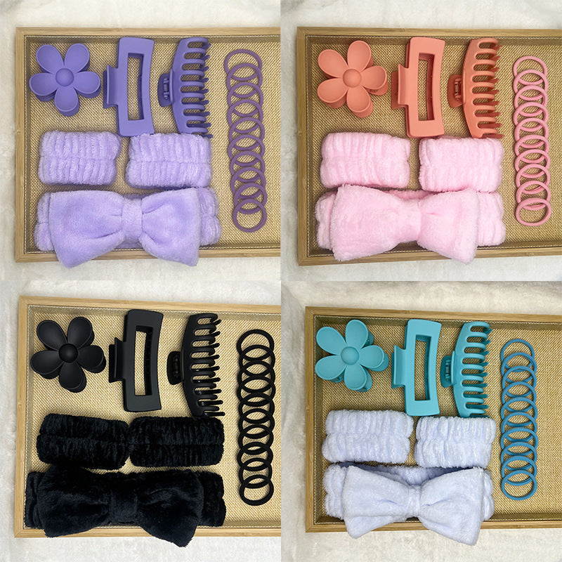 Soft Fabric Hair Accessories Set
