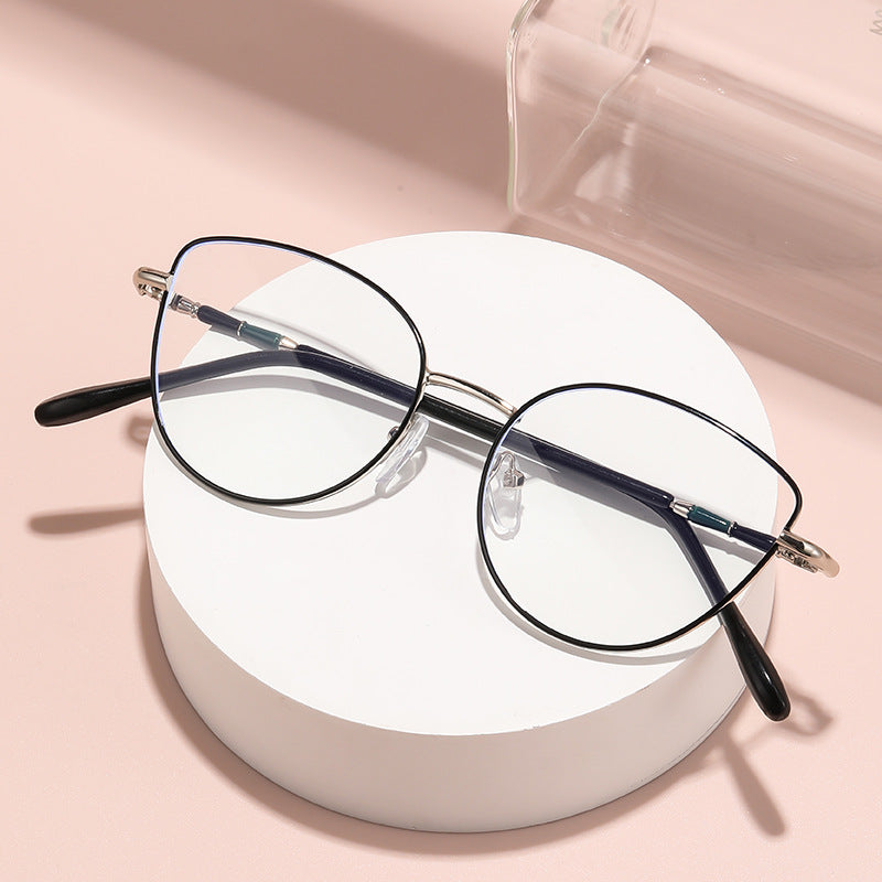 Cat-Eye Photochromic Anti-Blue Light Eyeglasses