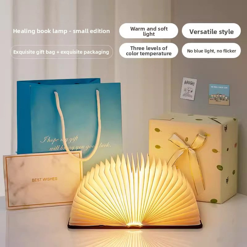 Foldable Book Shape LED Night Light
