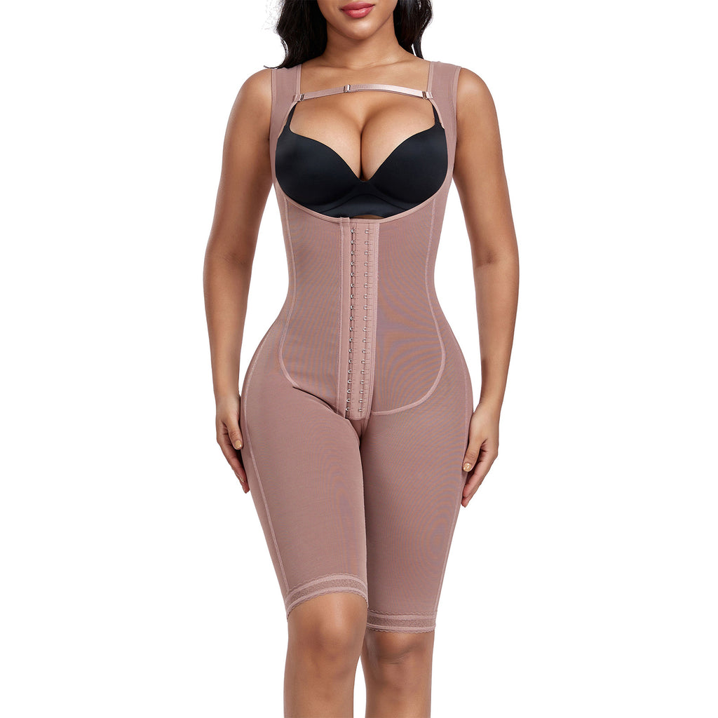 Ladies' full-body shaping and buttock lifting fitness garment