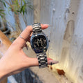 Retro Fashion Square Digital Second Display Quartz Wristwatch