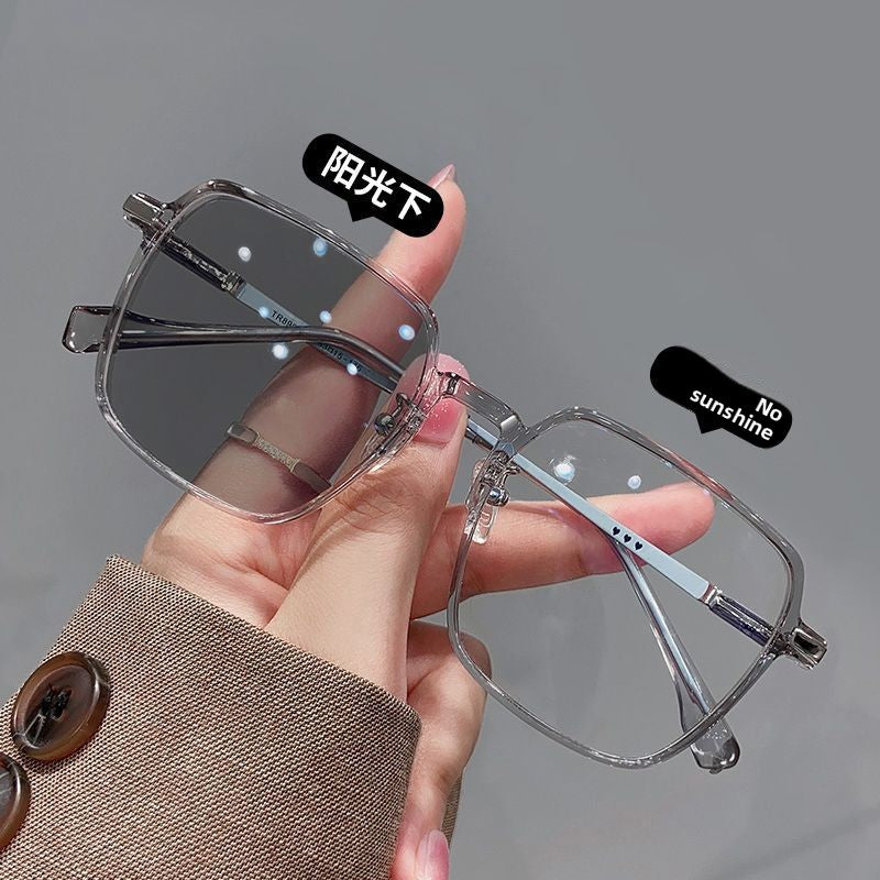 Photosensitive Color Changing Blue Light Glasses