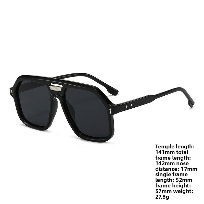 UV400 Protection Square Frame Sunglasses