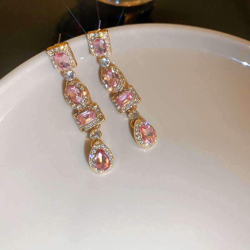 Floral Pearl Diamond Earrings