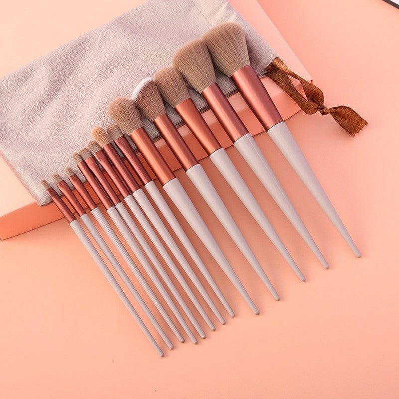 13-Piece Makeup Brush Set with Pouch