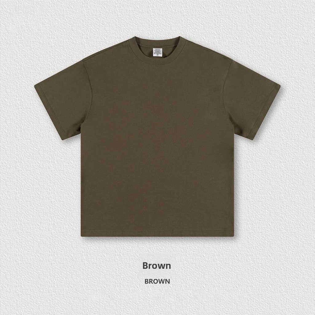American-Style Small-Neck Short-Sleeve T-Shirt for Men