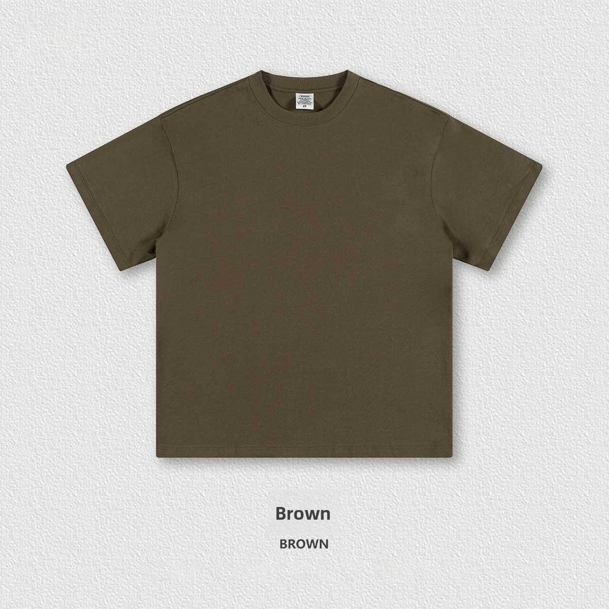 American-Style Small-Neck Short-Sleeve T-Shirt for Men