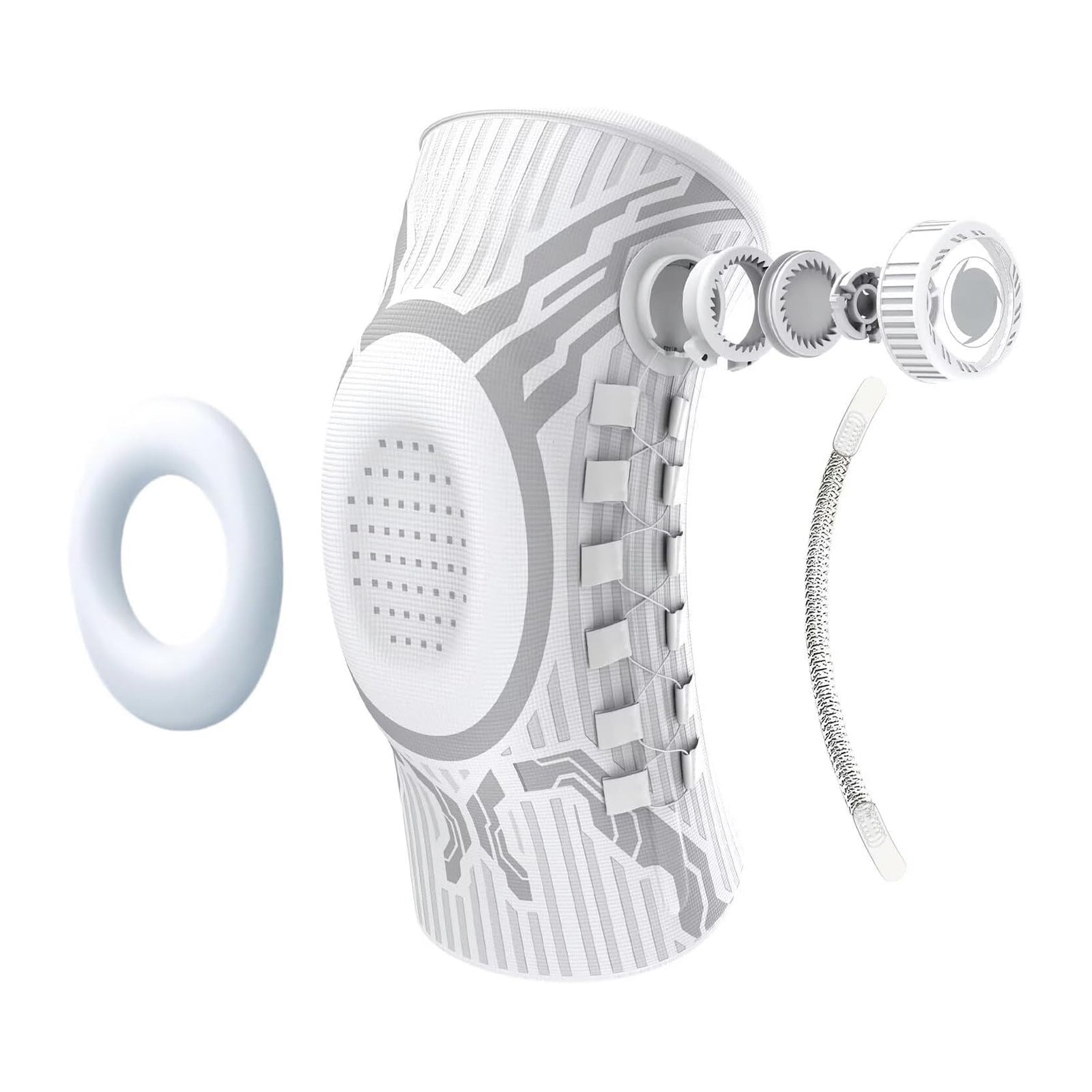 Adjustable Sports Knee Pads with Silicone Support