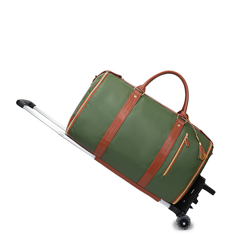 Women Foldable PU Travel Bag Large Capacity