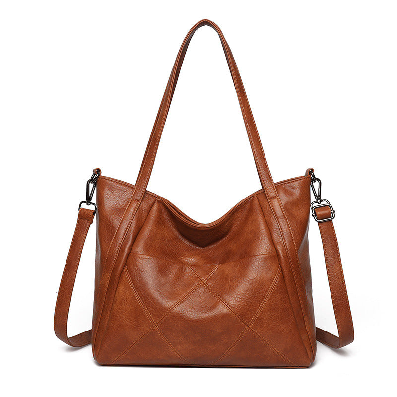 Handheld single-shoulder tote bag
