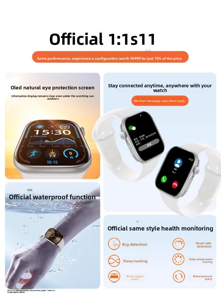 Smart Watch with Health Monitoring and Bluetooth Calling