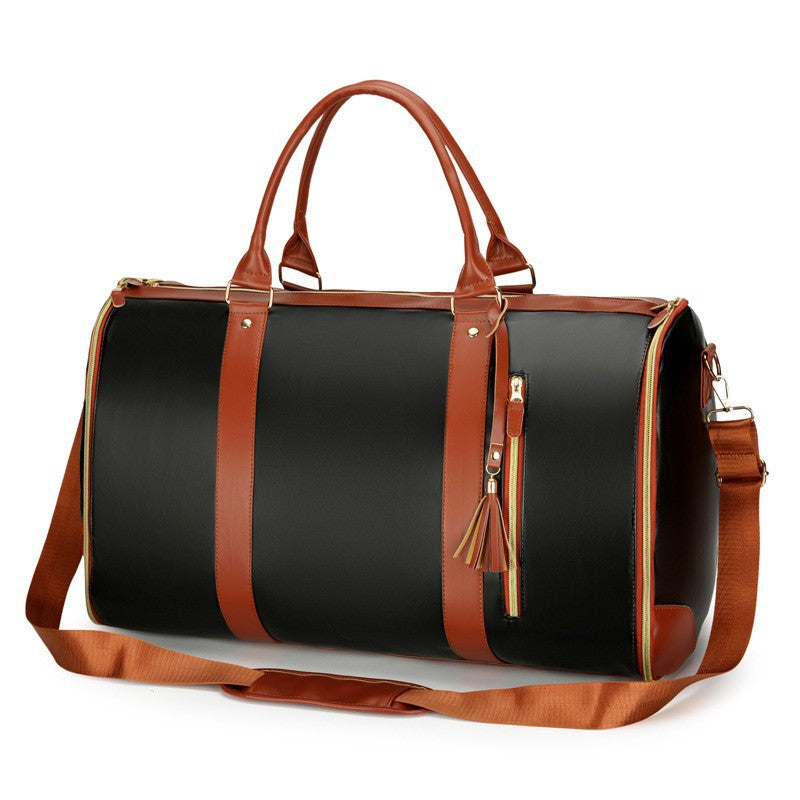 Women Foldable PU Travel Bag Large Capacity