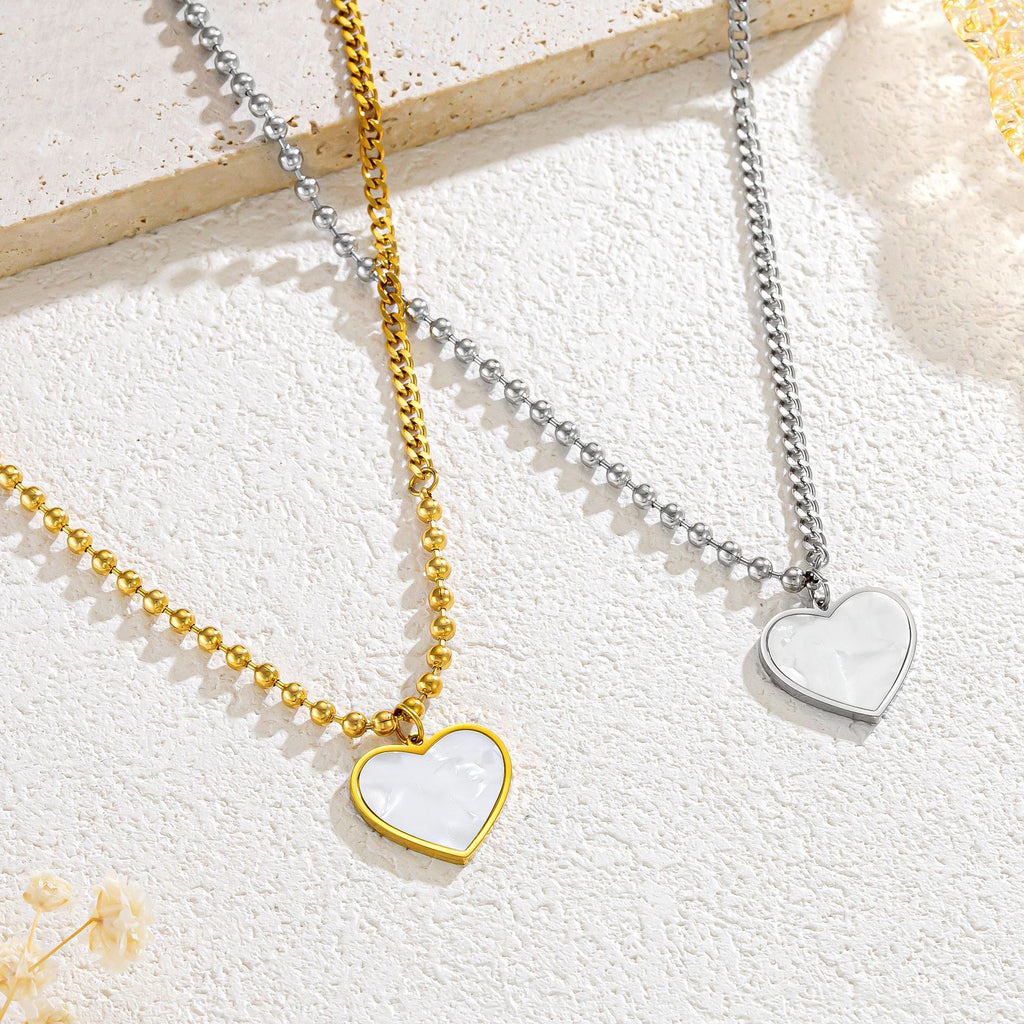 Heart Shape Shell Necklace