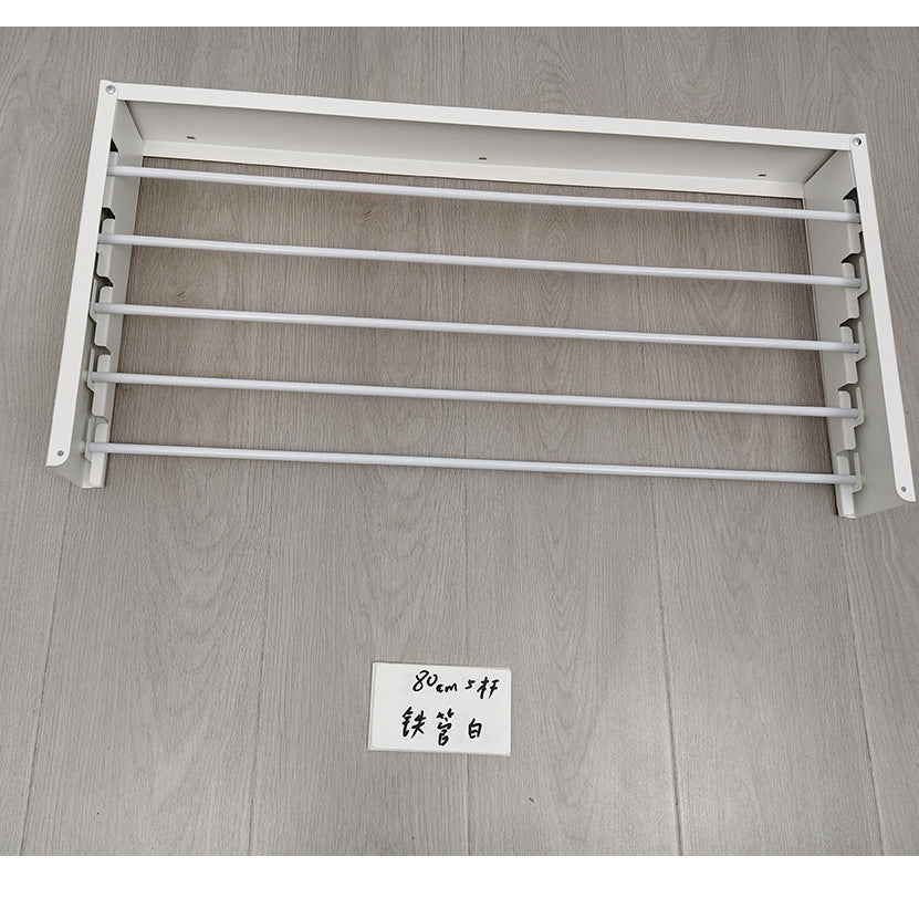 Foldable Metal Drying Rack for Bathroom Balcony