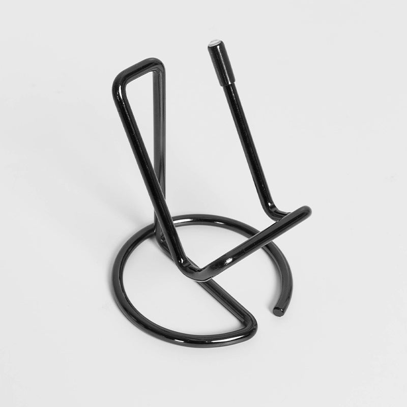 Popular Iron Mobile Phone Holder Lazy Desktop Metal Holder Dual-Purpose Creative Business Card Holder Factory Spot Wholesale