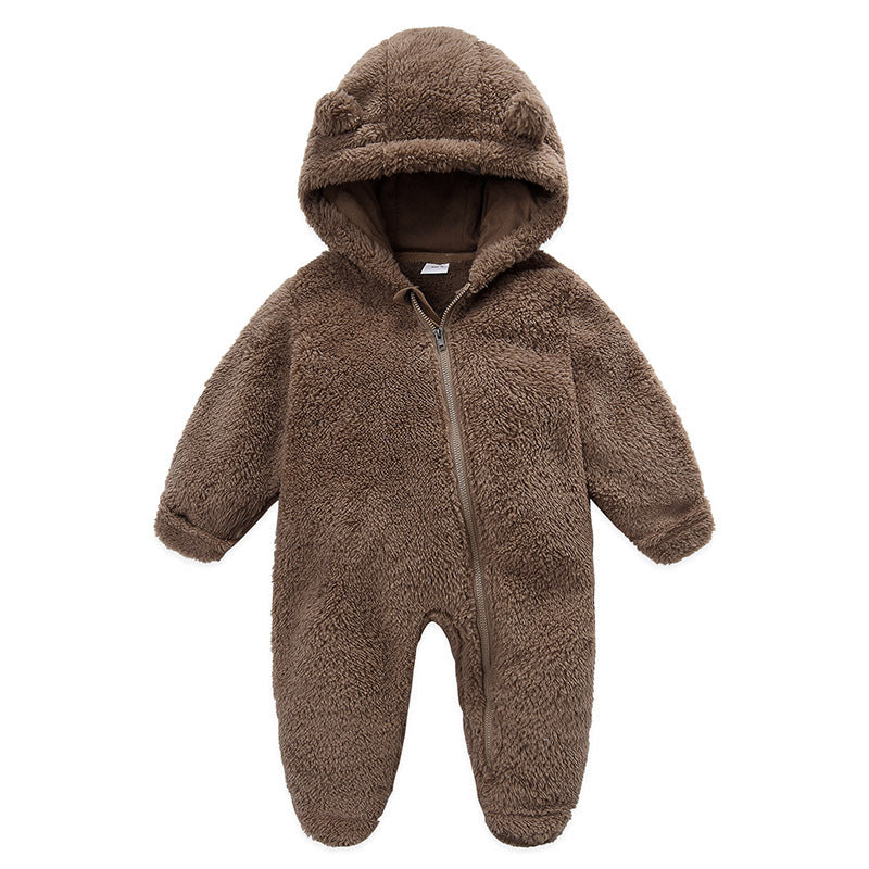Infant Fleece Romper Winter Wear