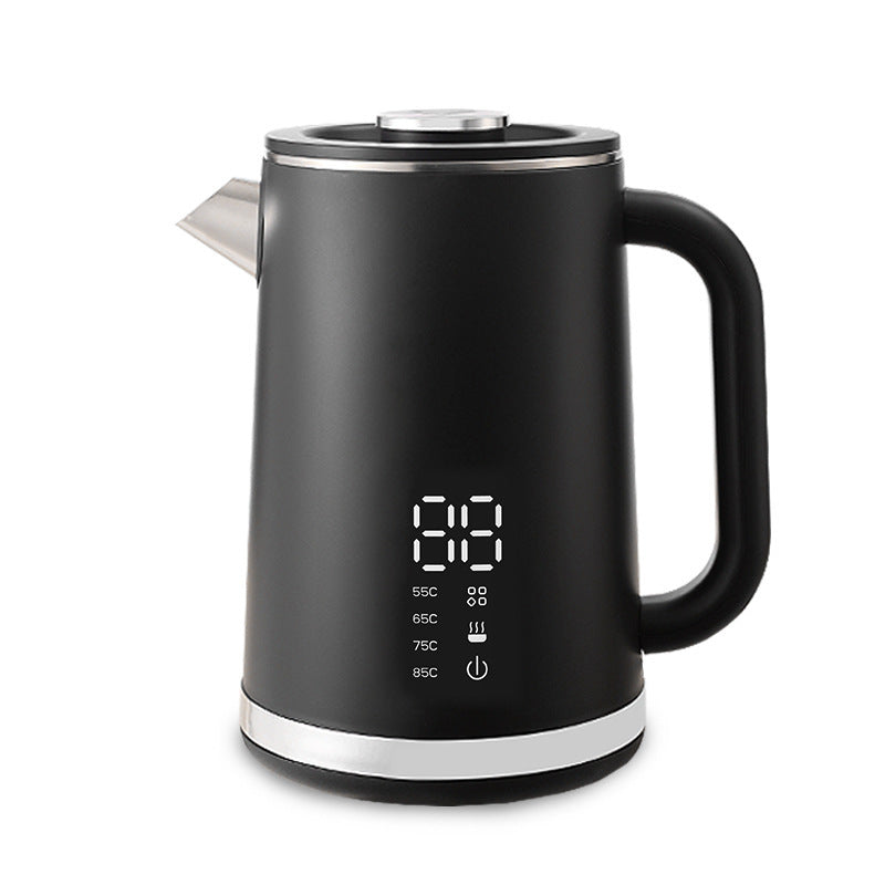 Stainless Steel Electric Kettle with Temperature Display