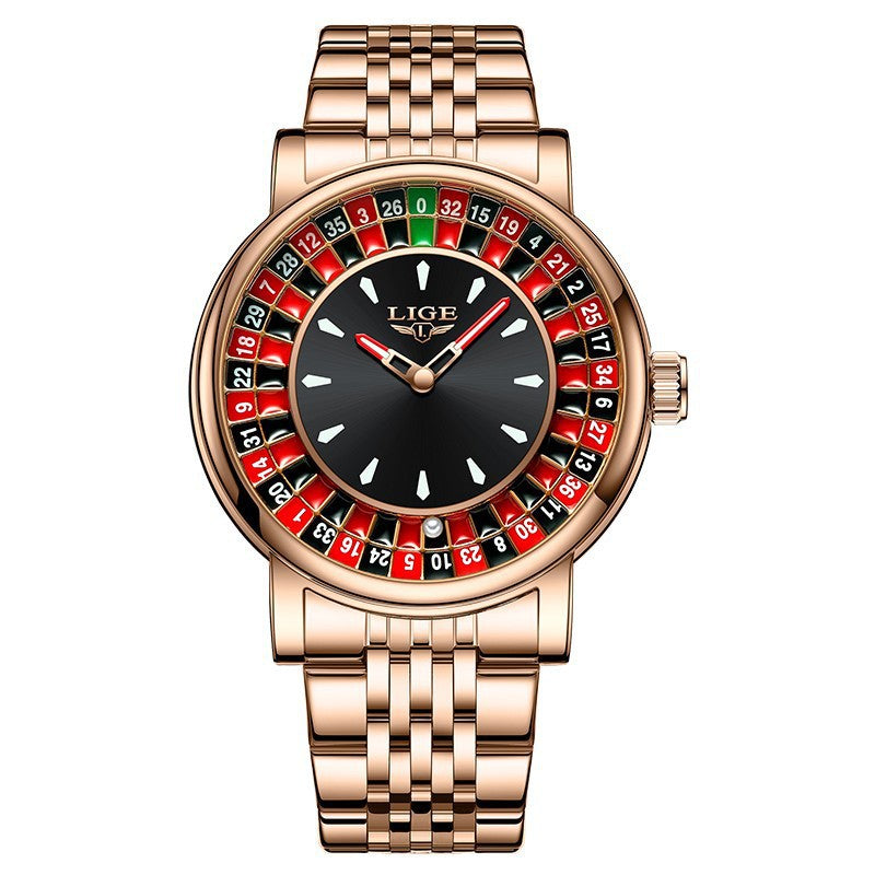 Lige Multi-Function Men's Wrist Watch