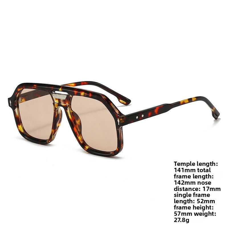 UV400 Protection Square Frame Sunglasses