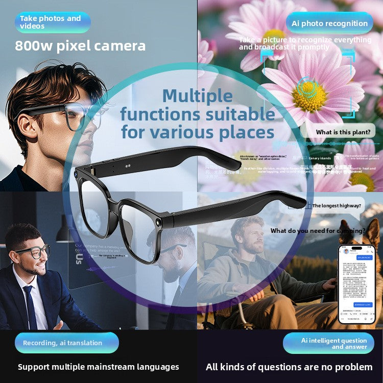 AI Smart Glasses with Camera and Translation