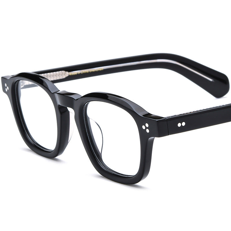 Retro Square Acetate Eyeglass Frames