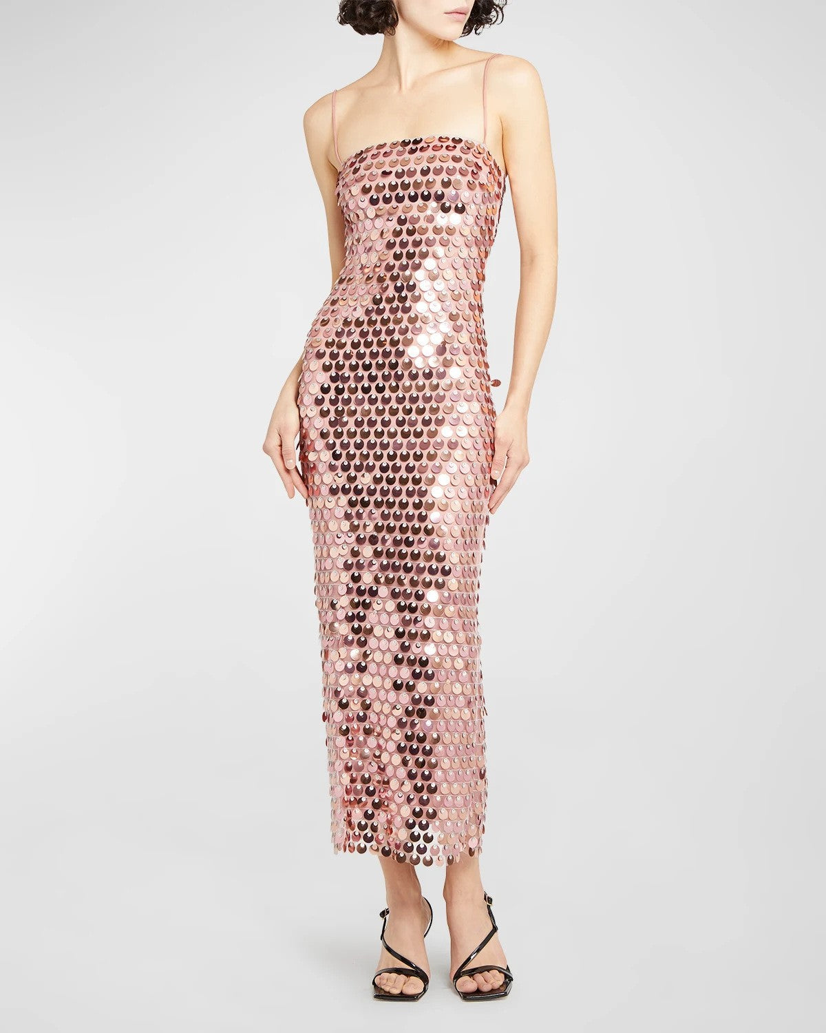 Sequined evening dress
