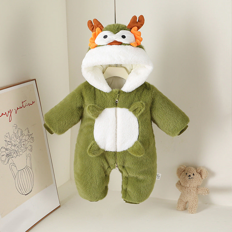 Winter Hakai Climbing Suit Crocodile Big-eyed Dragon Boy jumpsuit
