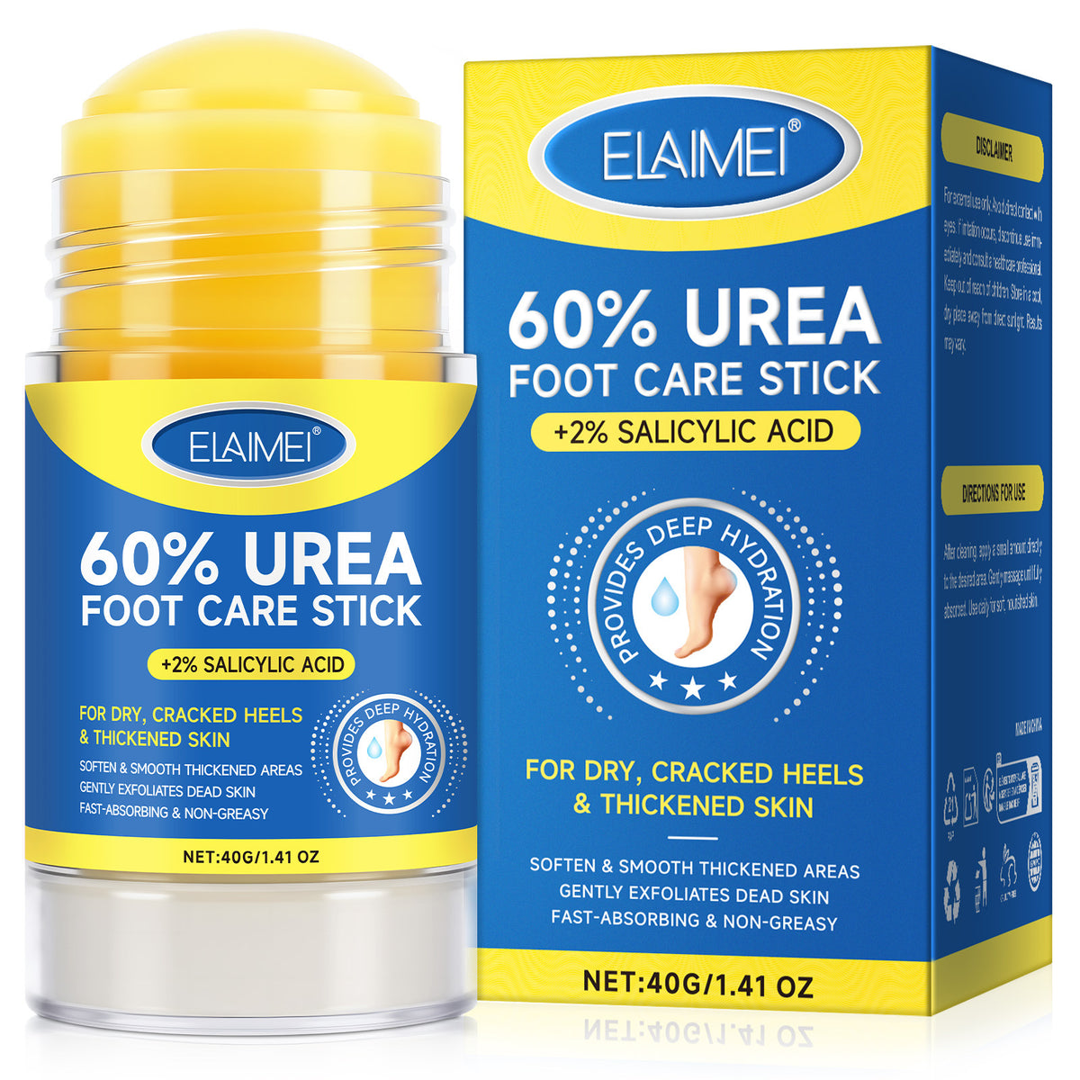 Moisturizing Exfoliating Foot Care Stick