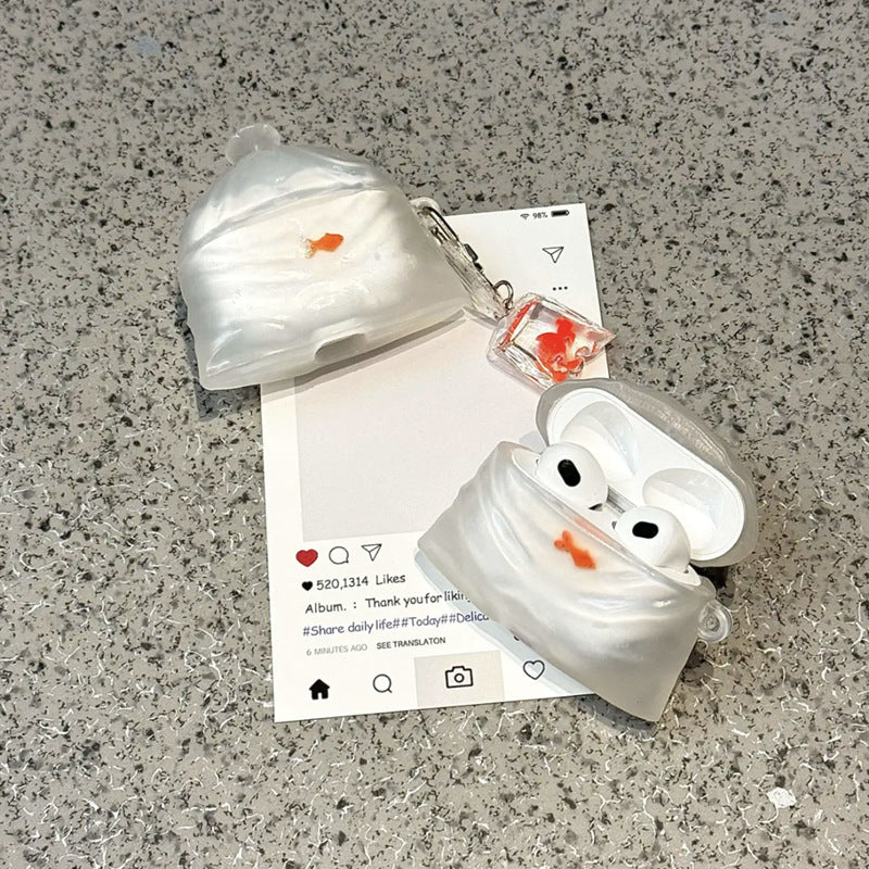 Creative Goldfish Silicone AirPods Case