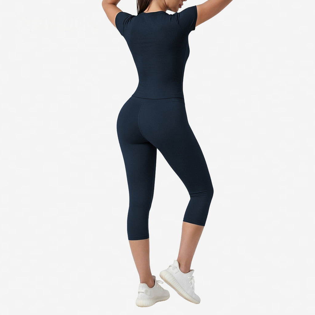 Womens High Waisted Yoga Set