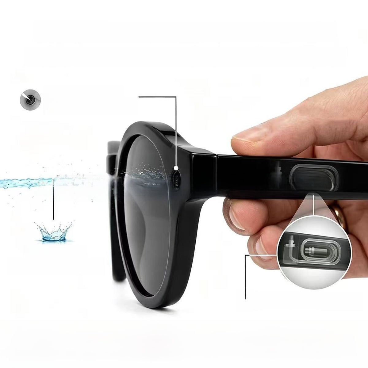 Prank Water Spray Sunglasses