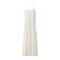 Rose Decorated Ruffled Suspender Dress