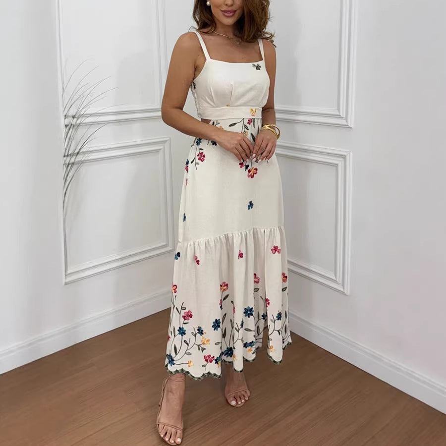 Floral Spaghetti Strap Dress
