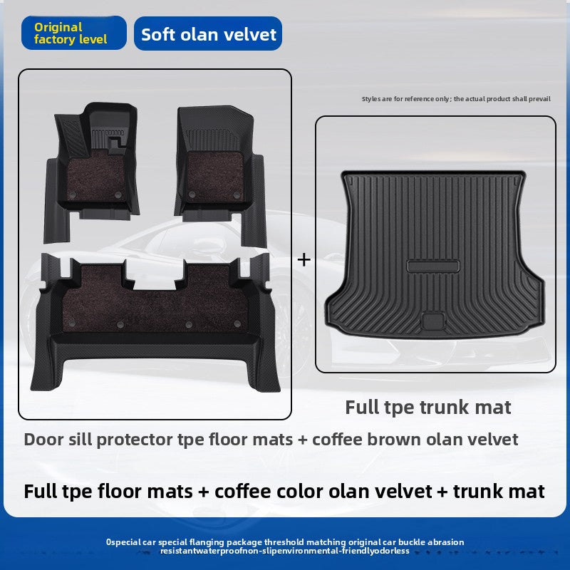 Custom TPE Floor Mats for Toyota Platinum 3X