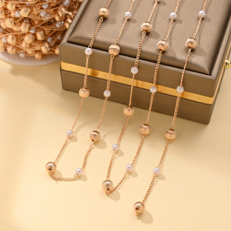 Fashion Imitation Pearl Chain Jewelry