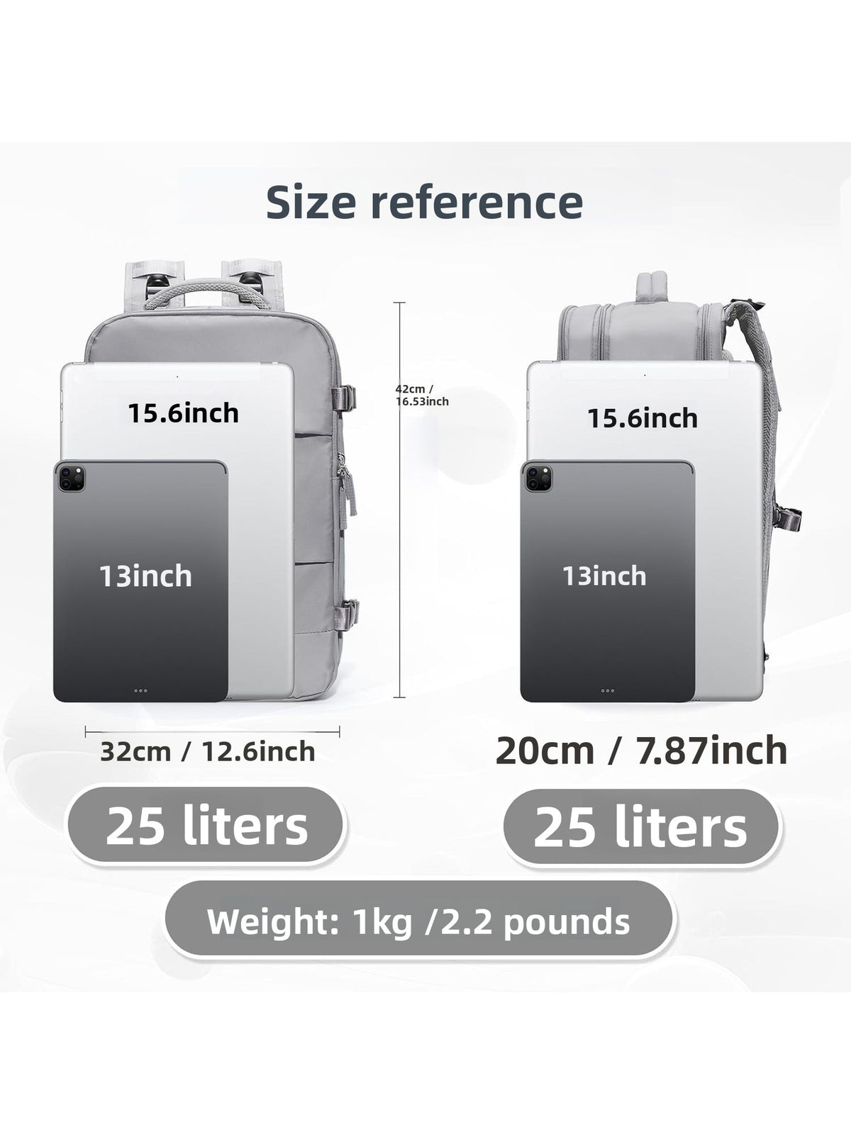 Vacuum Compression Travel Backpack