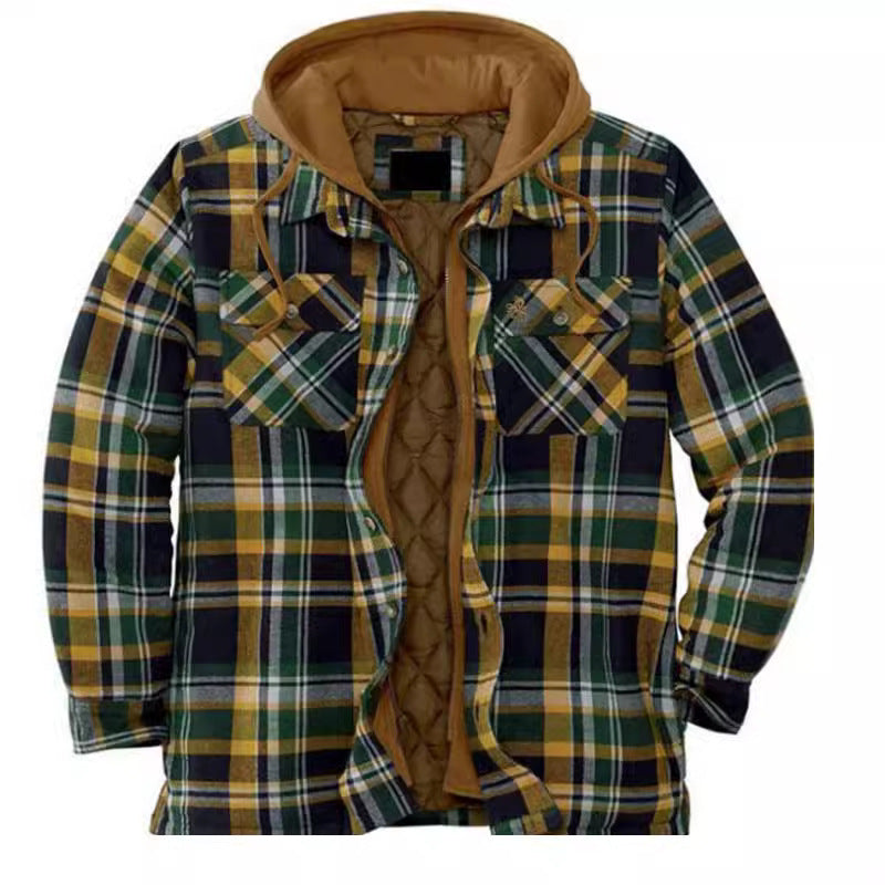 Men's Thickened Hooded Jacket