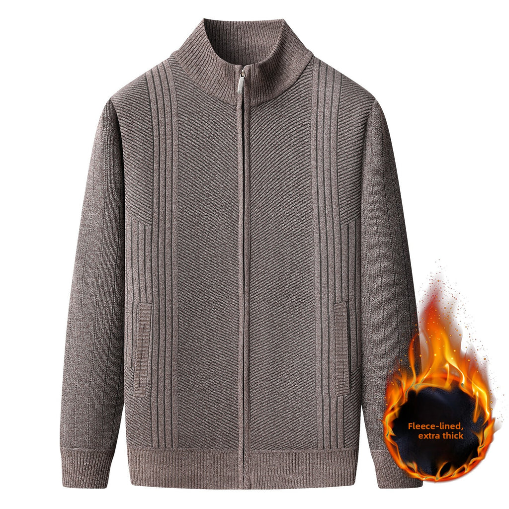 Men's thick and warm pullover sweater