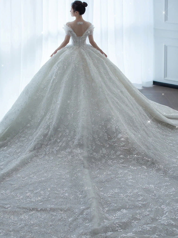 Princess Wedding Dress Organza Bridal Gown