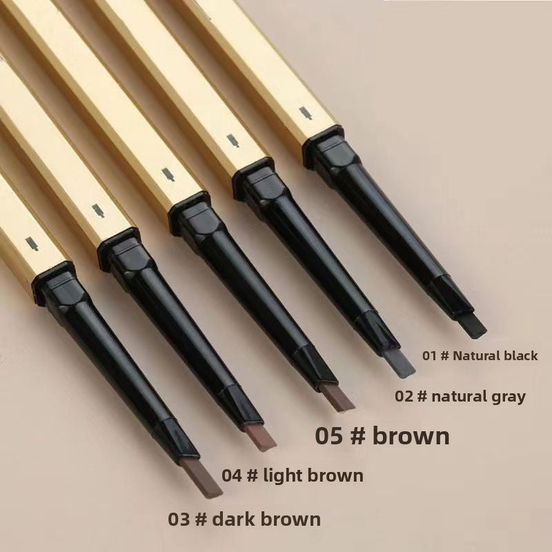 Small gold bar eyeliner brush