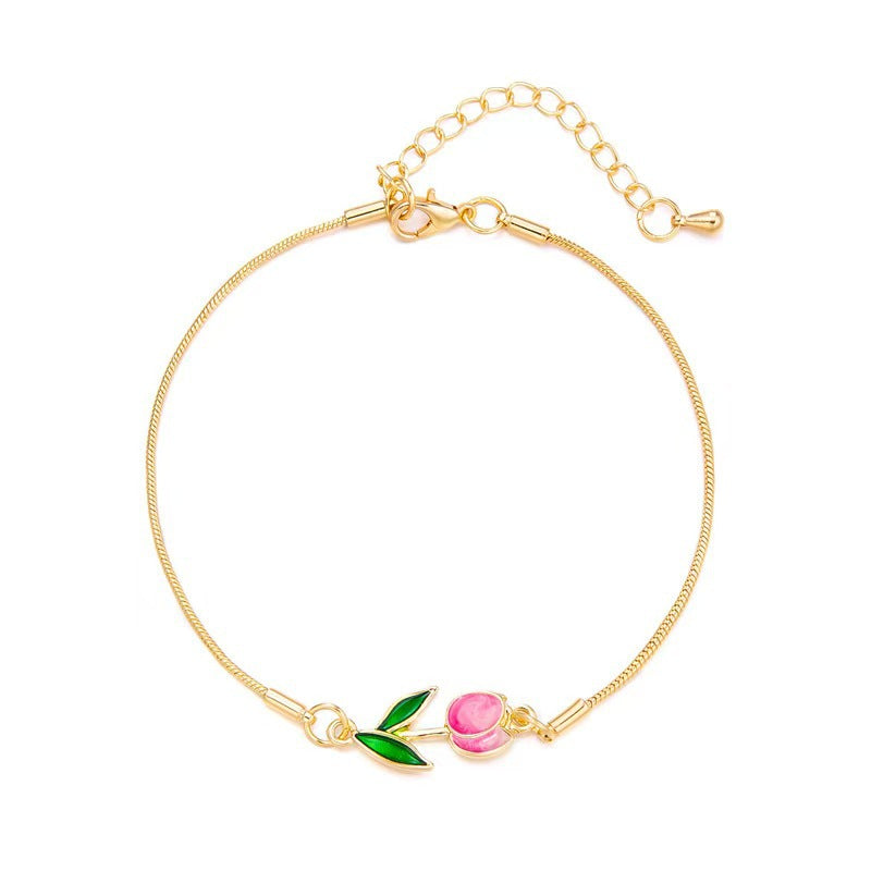 Women's Alloy Tulip Bracelet