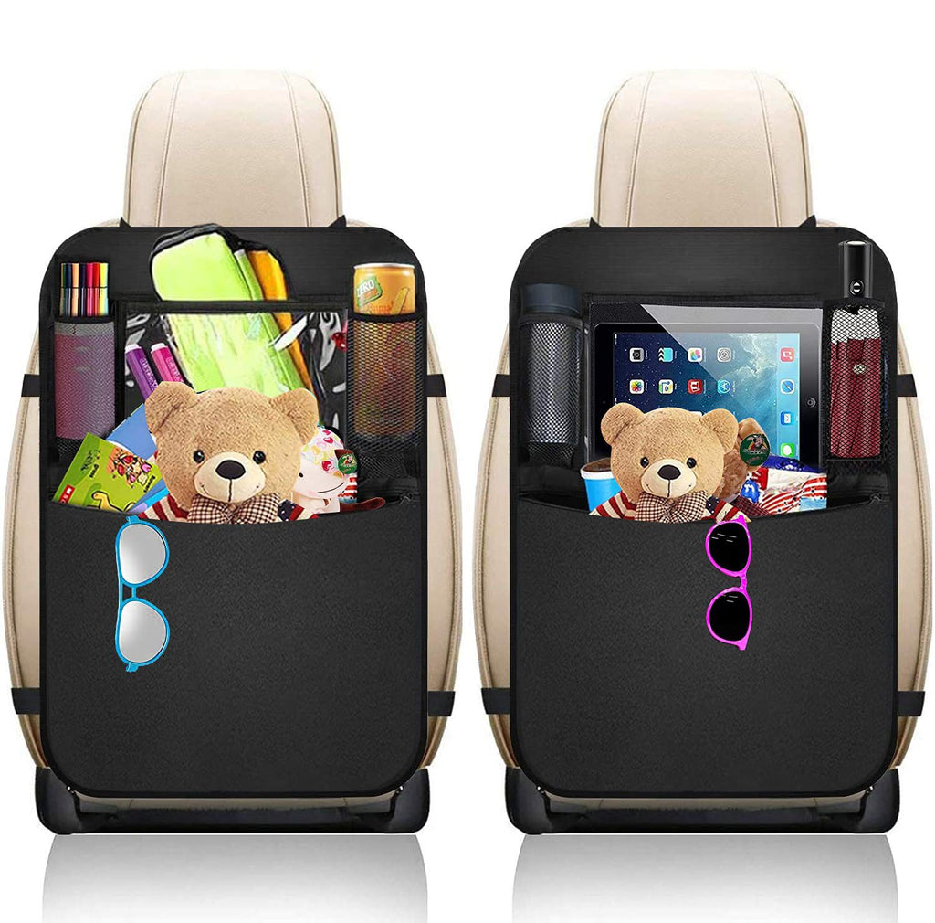 Multifunctional Car Rear Seat Organizer with Trash Can and Cup Holder