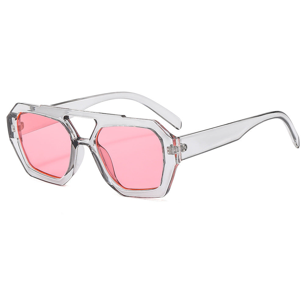 Retro Square Frame Sunglasses