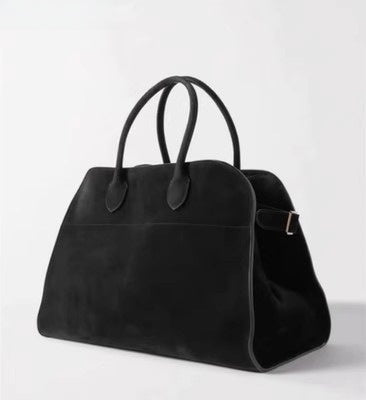 Women's Retro Suede Tote Bag with Large Capacity